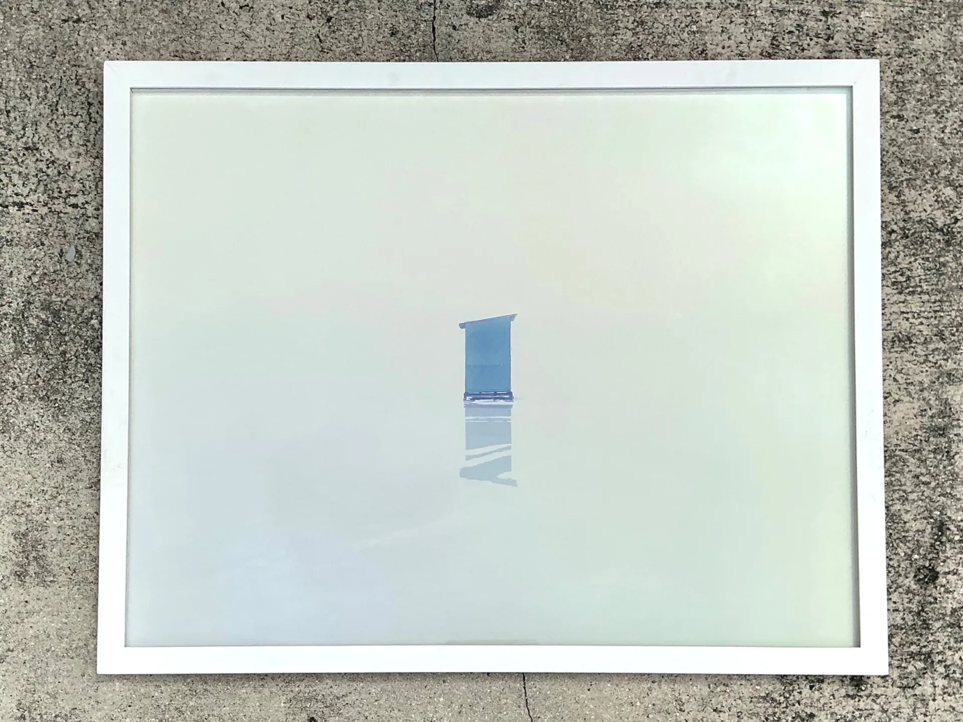 Vintage Scott Peterman “Ice Huts” Lithograph On Paper — additional photo 3