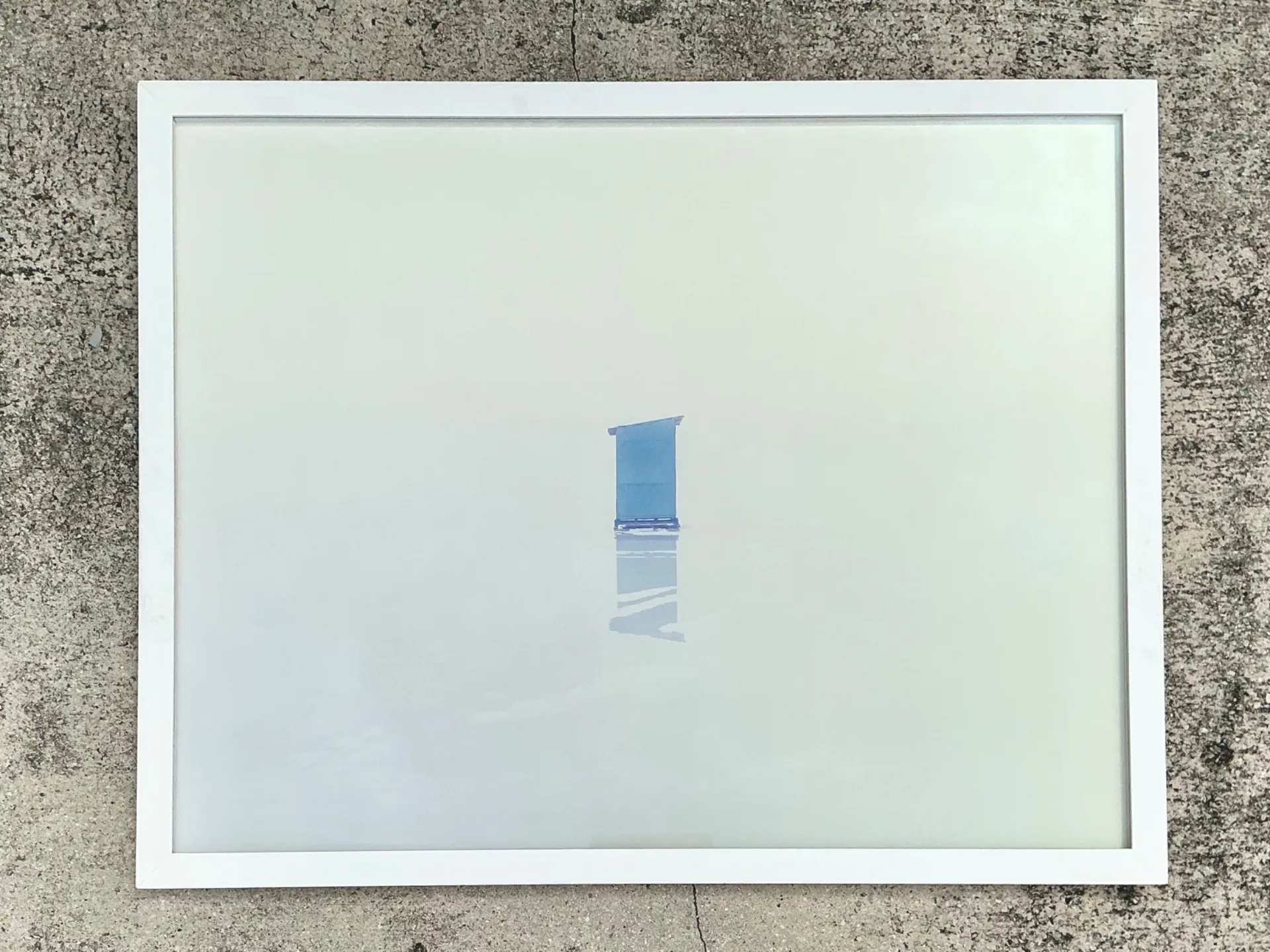 Vintage Scott Peterman “Ice Huts” Lithograph On Paper — additional photo 4