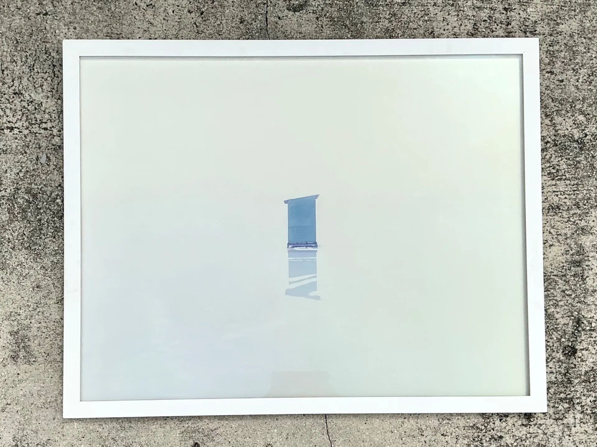 Vintage Scott Peterman “Ice Huts” Lithograph On Paper — additional photo 6