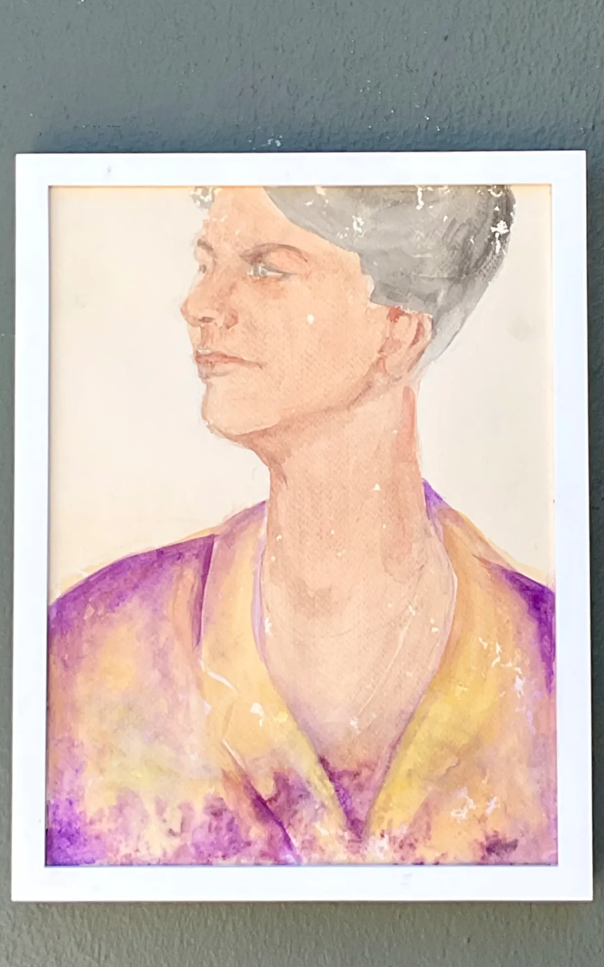 Vintage Original Watercolor On Paper — additional photo 4