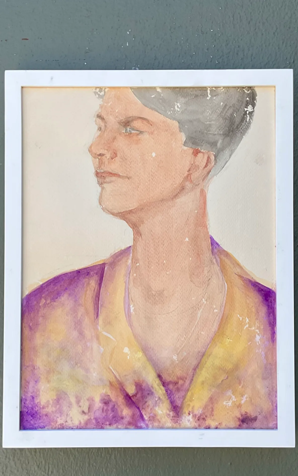 Vintage Original Watercolor On Paper — additional photo 7