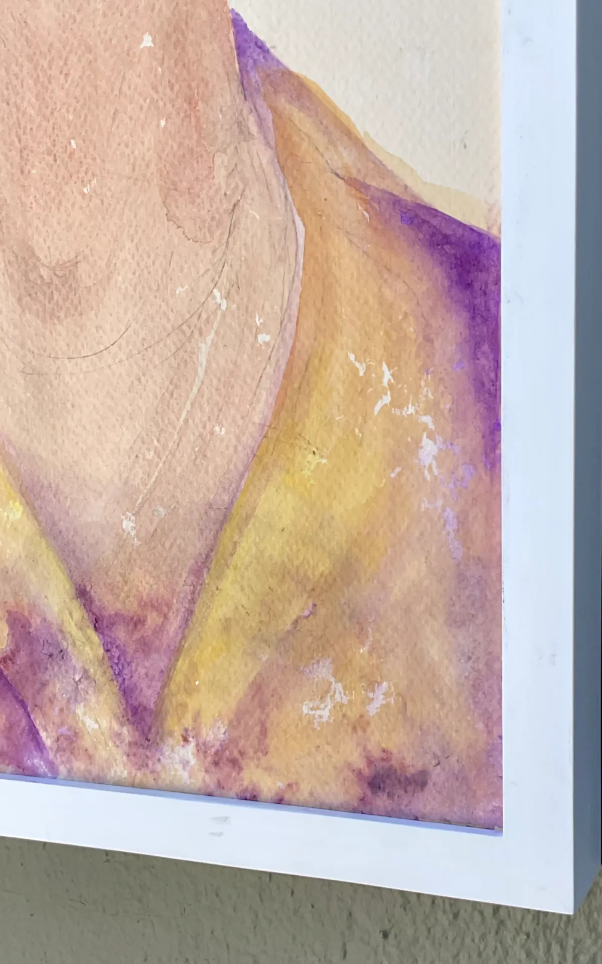 Vintage Original Watercolor On Paper — additional photo 3