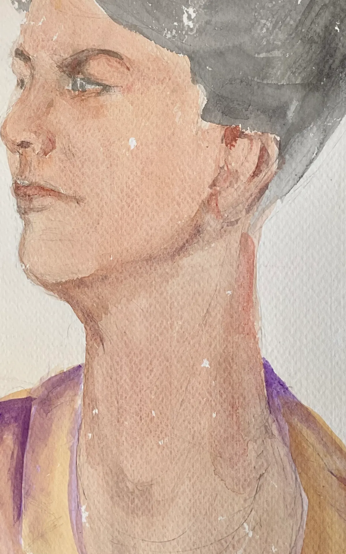 Vintage Original Watercolor On Paper — additional photo 5