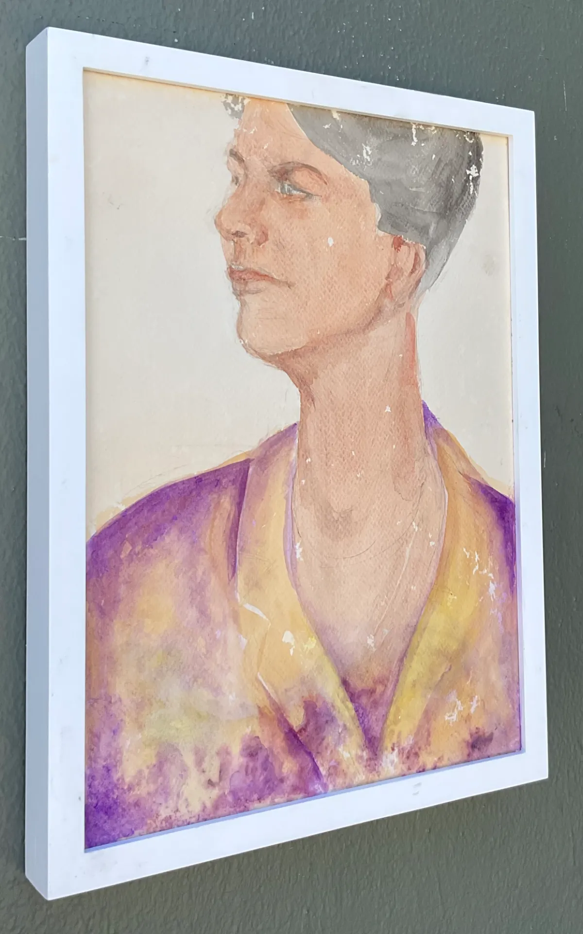 Vintage Original Watercolor On Paper — additional photo 2