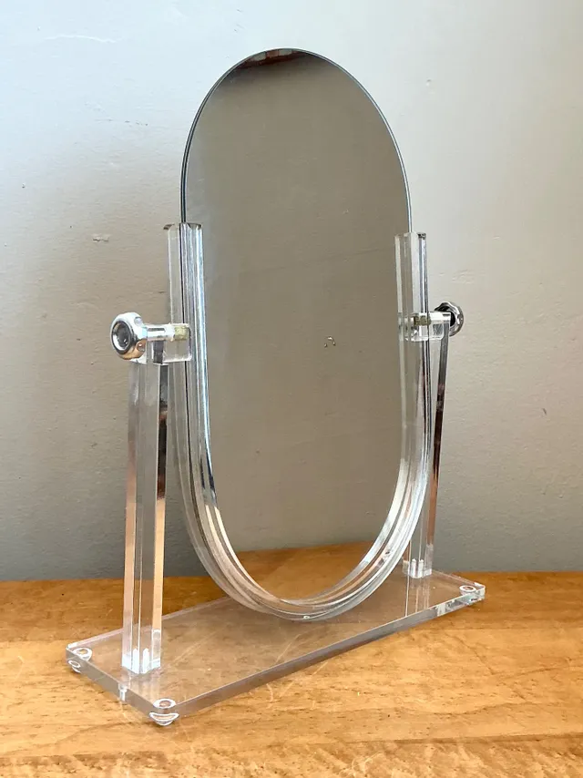 Vintage Lucite Vanity Mirror — additional photo 6