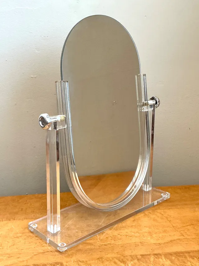Vintage Lucite Vanity Mirror — additional photo 5