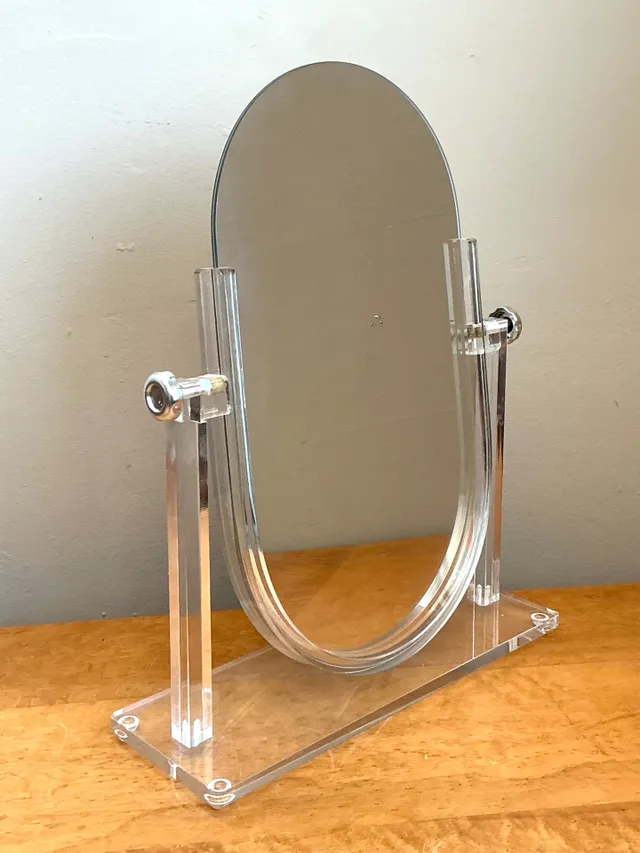 Vintage Lucite Vanity Mirror — additional photo 8