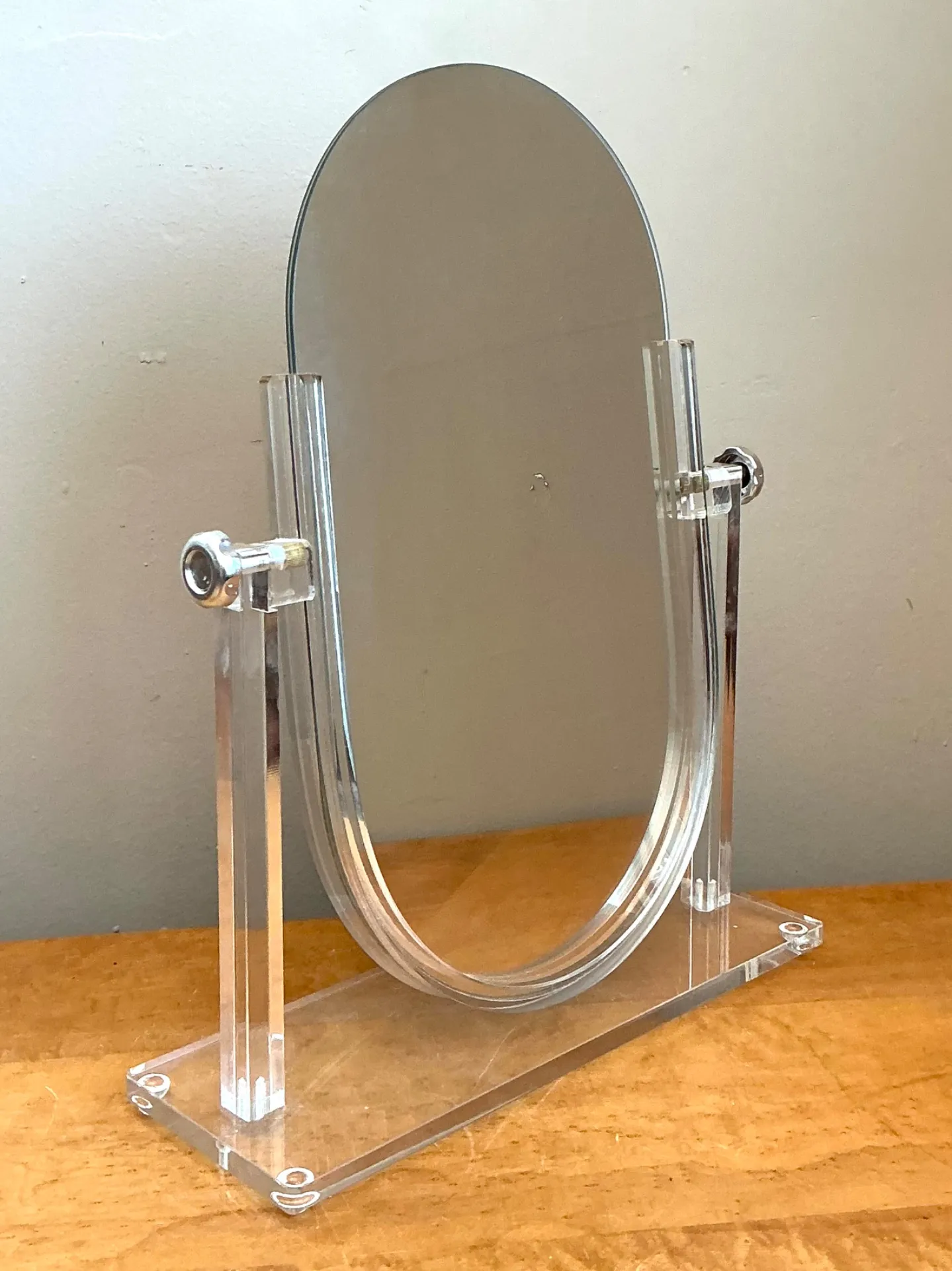 Vintage Lucite Vanity Mirror — additional photo 7
