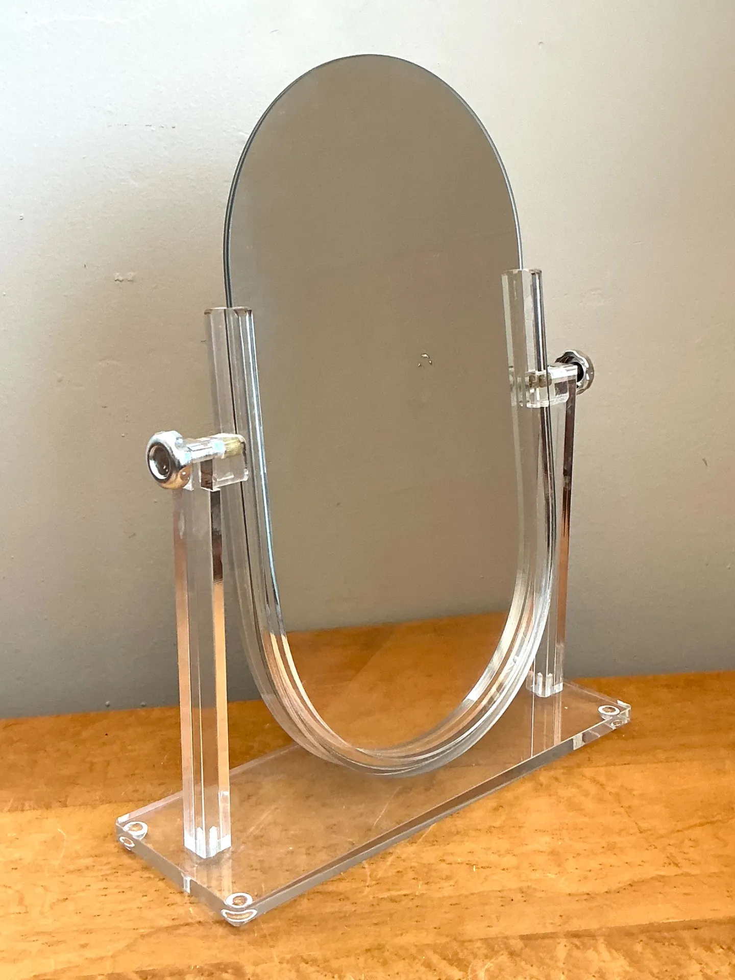 Vintage Lucite Vanity Mirror — additional photo 3