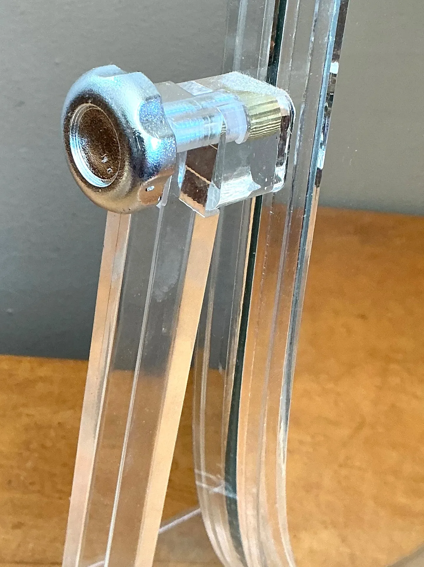 Vintage Lucite Vanity Mirror — additional photo 1
