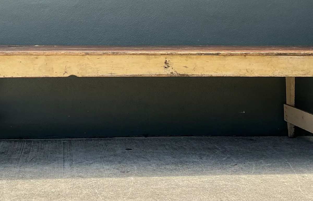 Vintage Rustic Wood Farmhouse Table — additional photo 6