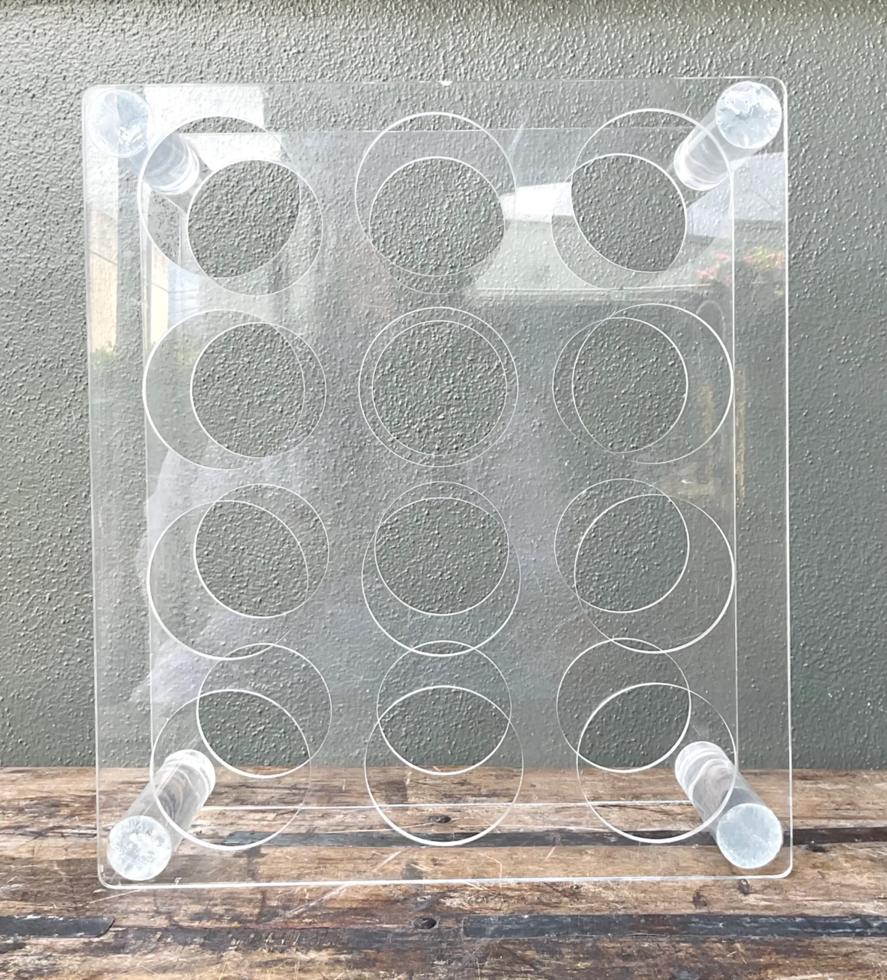 Vintage Lucite Wine Rack — additional photo 2