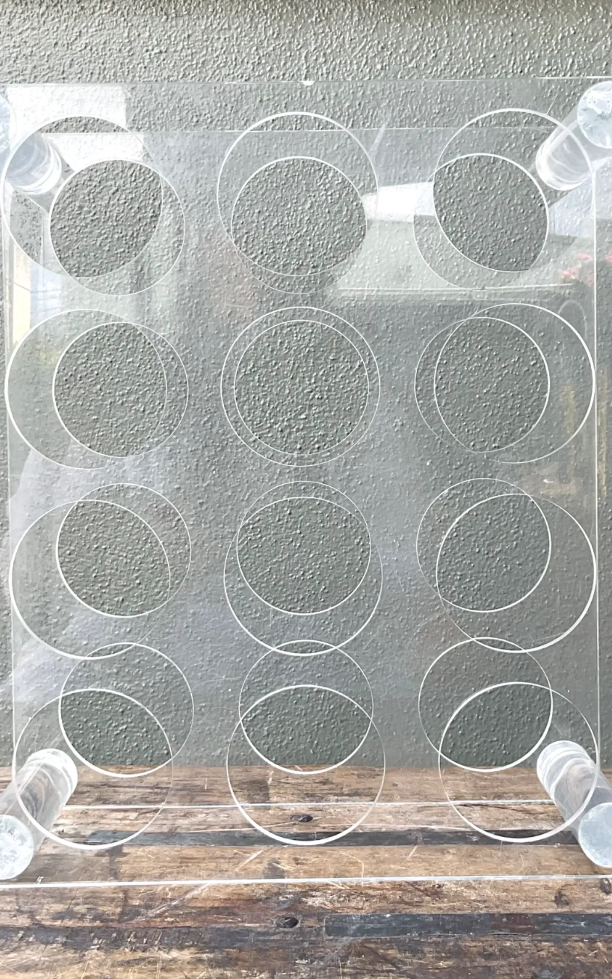 Vintage Lucite Wine Rack — additional photo 2