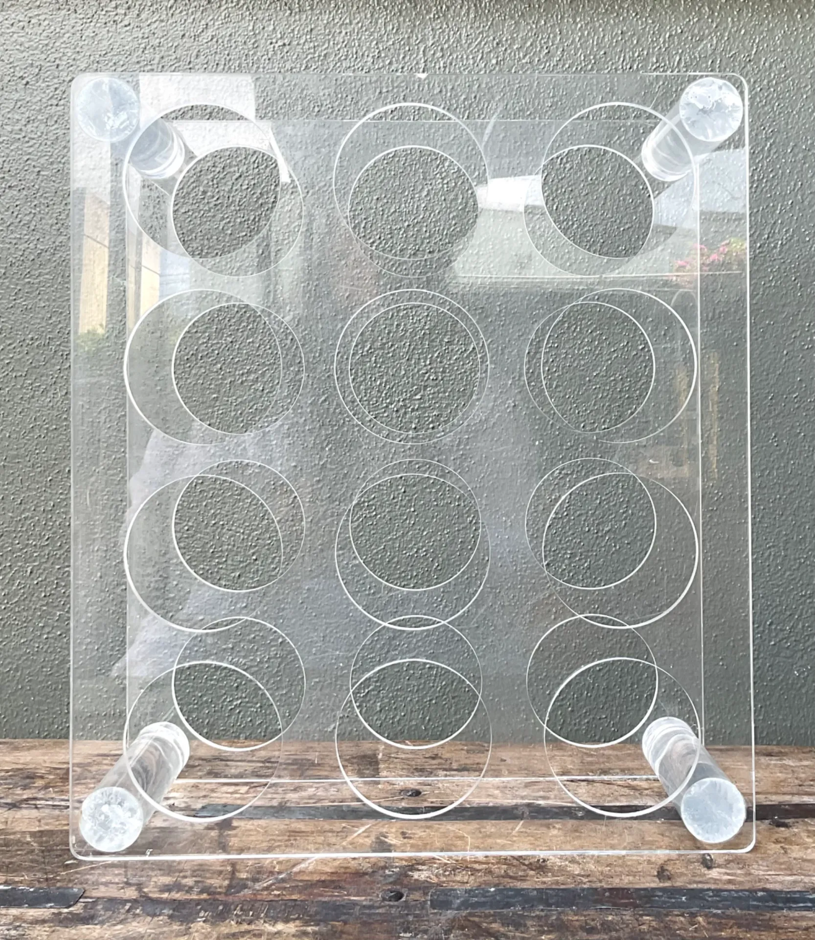 Vintage Lucite Wine Rack — additional photo 4