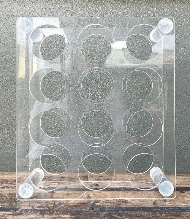 Vintage Lucite Wine Rack — additional photo 4