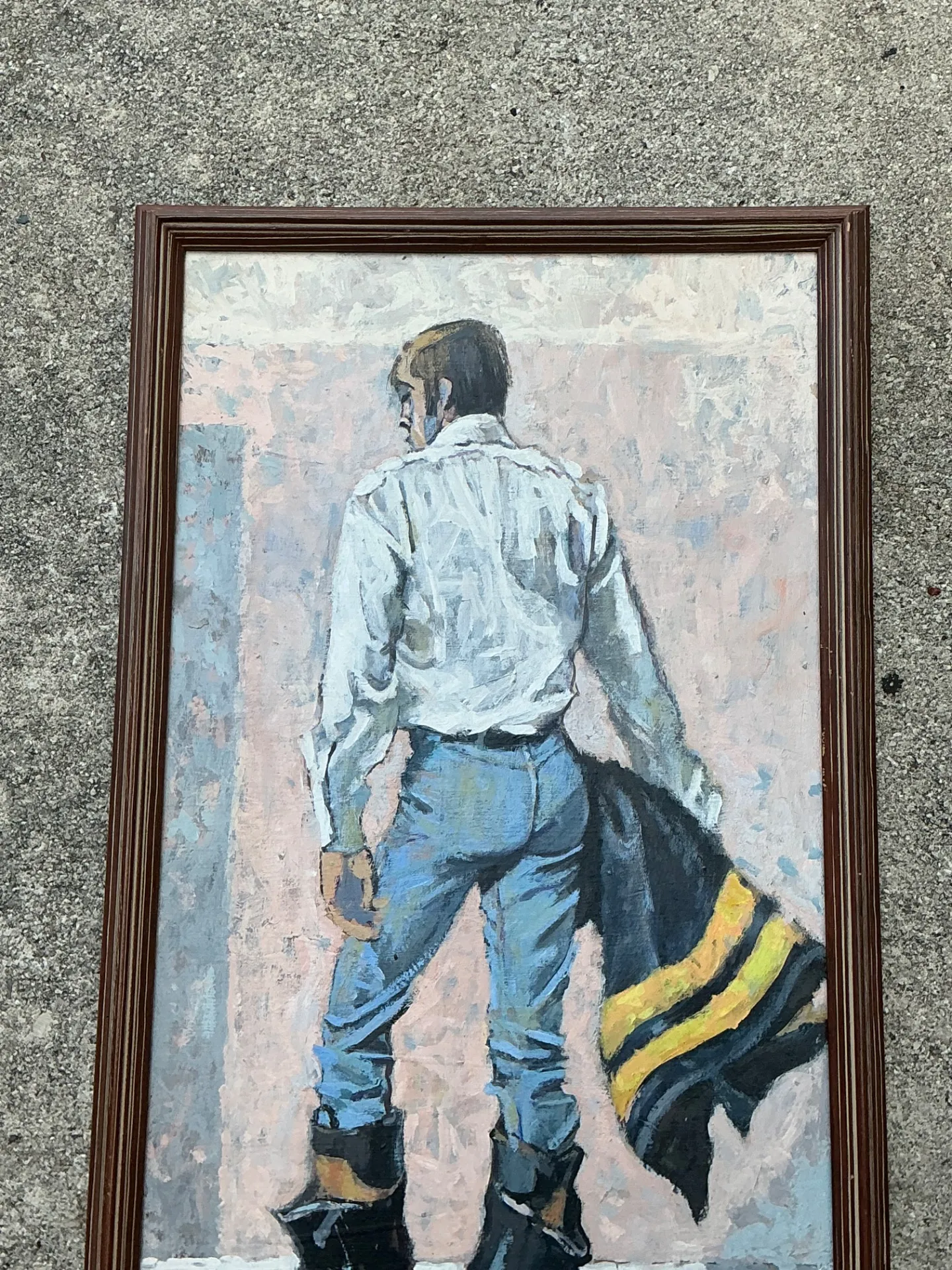 Bagley Framed Male Figure Painting — additional photo 2