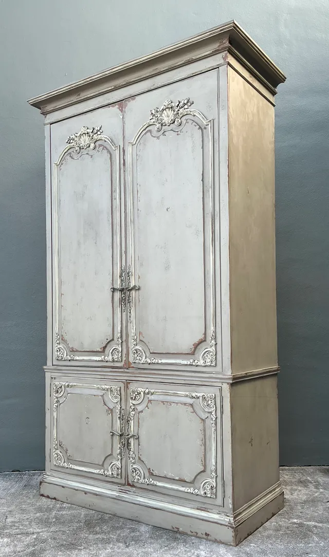 Habersham Vintage Gray Distressed Armoire — additional photo 6