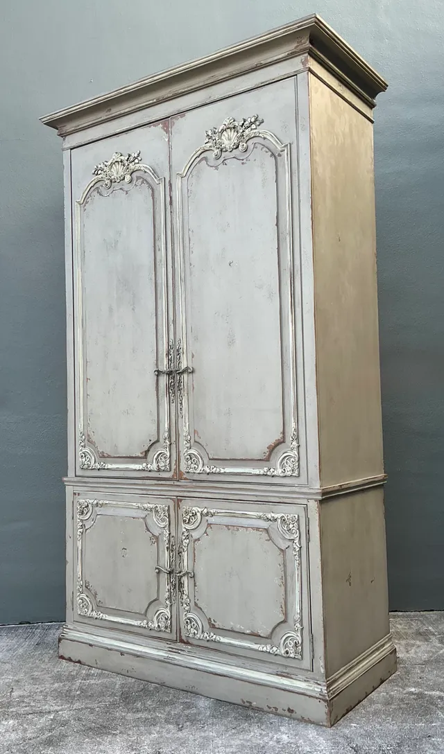 Habersham Vintage Gray Distressed Armoire — additional photo 1