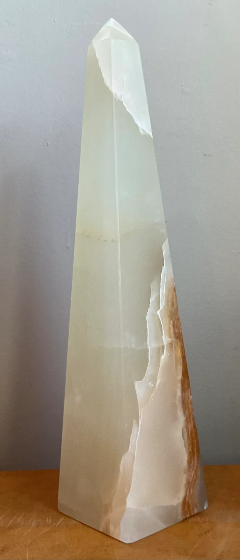 Vintage Onyx Stone Obelisk — additional photo 2