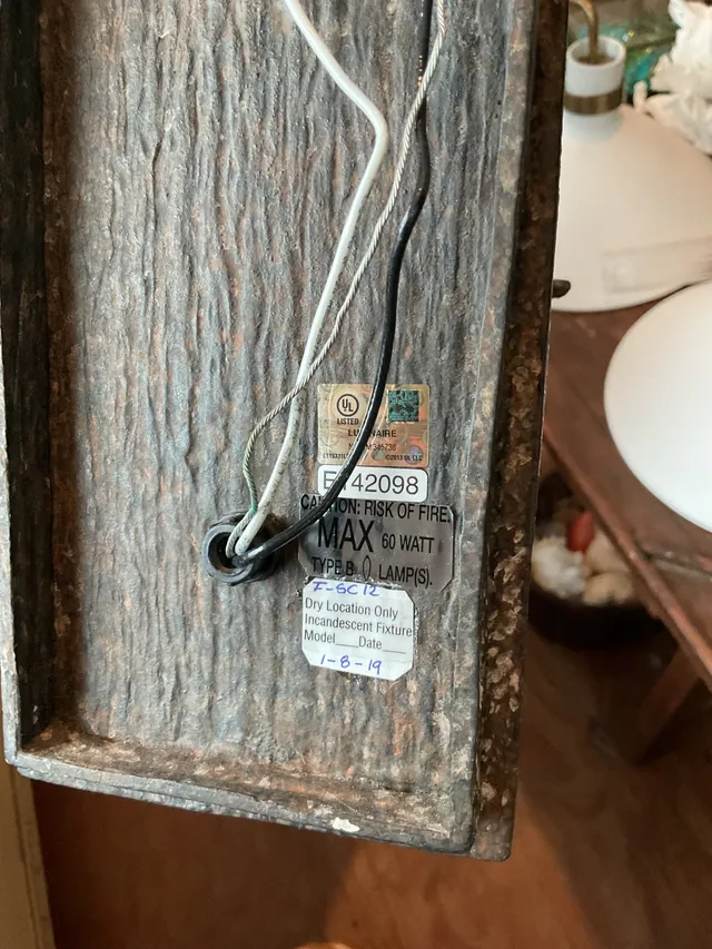 Vintage Frosted Glass and Metal Wall Sconces - A Pair — additional photo 8