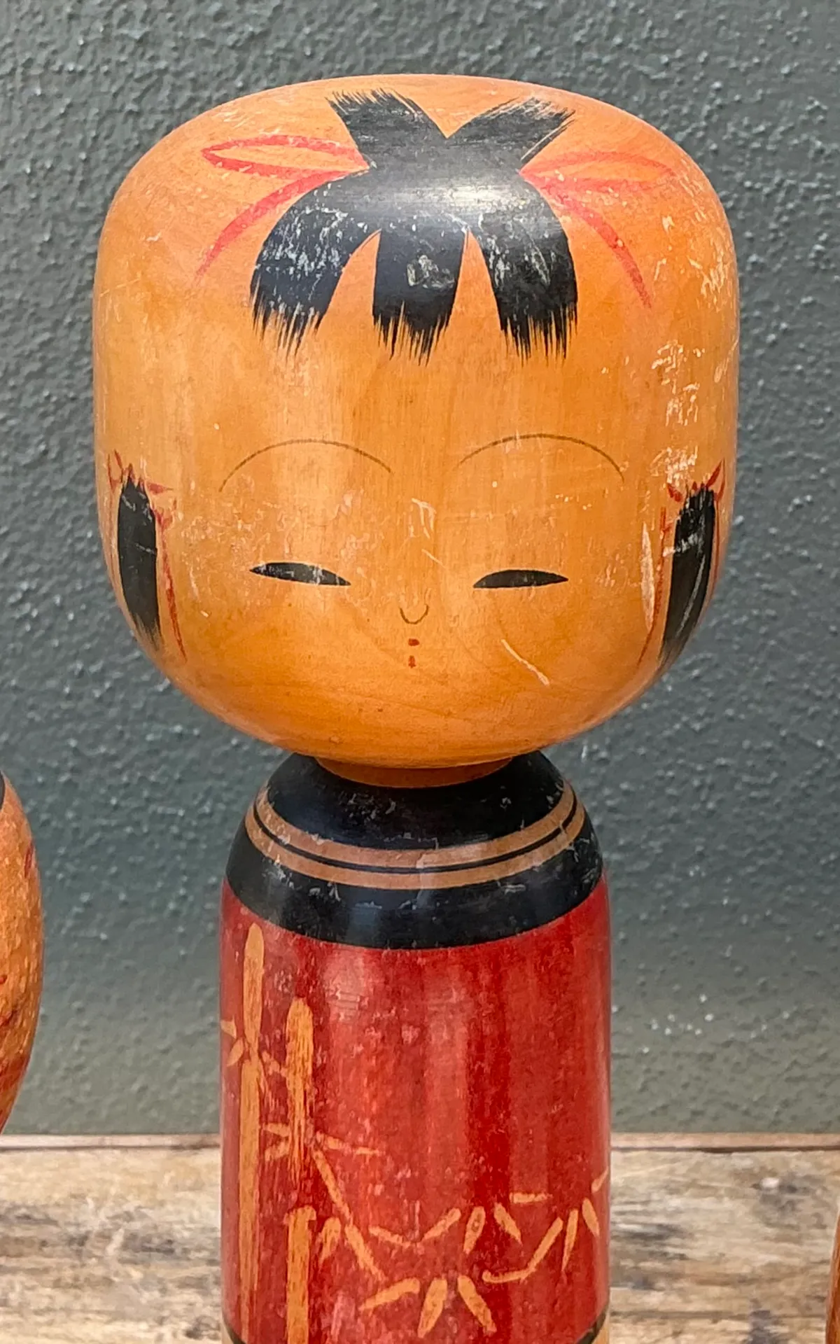 Vintage Japanese Kokeshi Dolls - Set of Three — additional photo 6