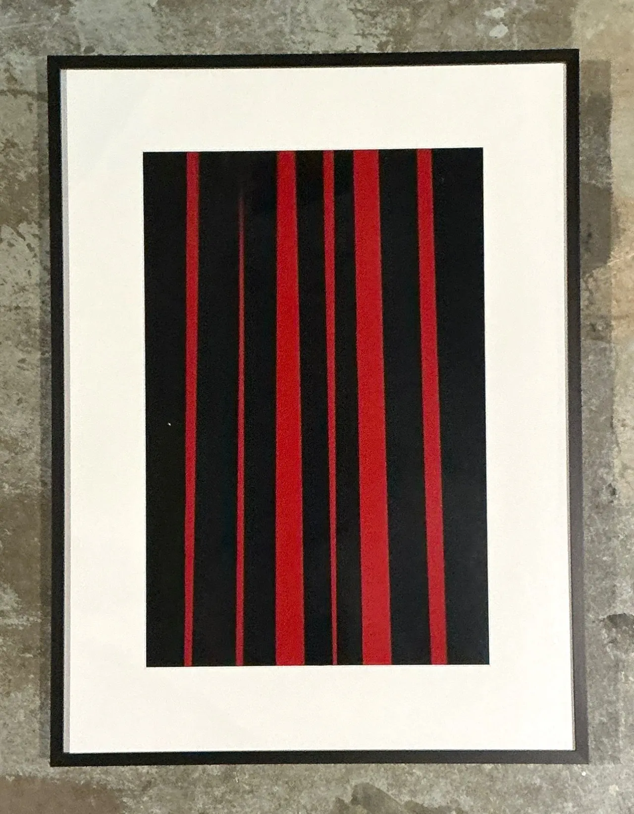 Vintage Peter Stephan’s Geometric Abstract Stripe Series On Paper — additional photo 3