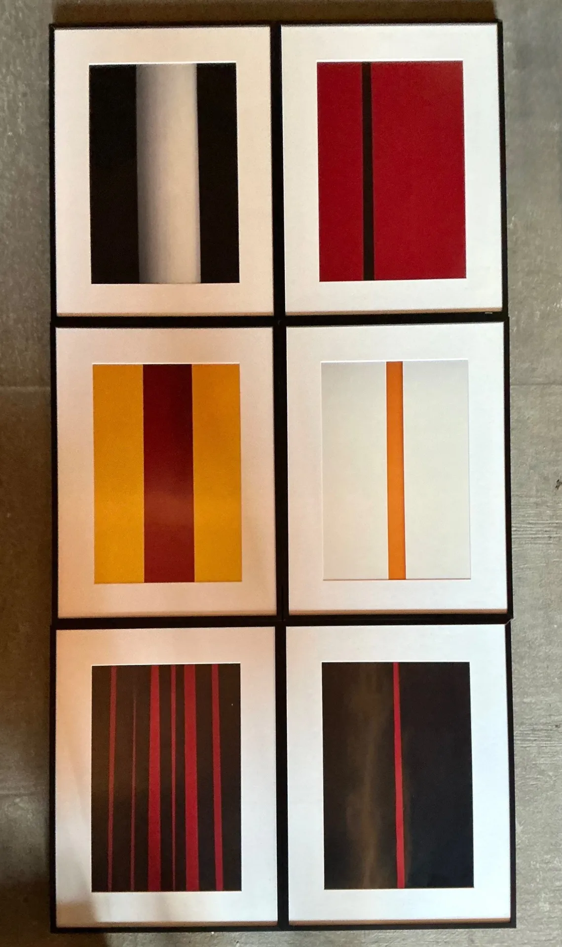 Vintage Peter Stephan’s Geometric Abstract Stripe Series On Paper — additional photo 7