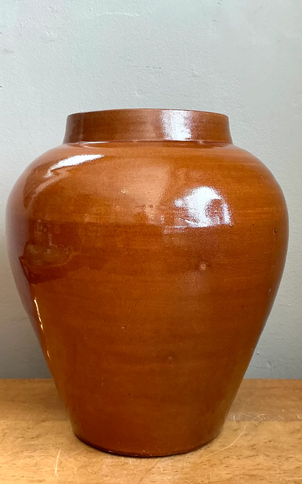 Vintage Moroccan Glazed Ceramic Vase — additional photo 2