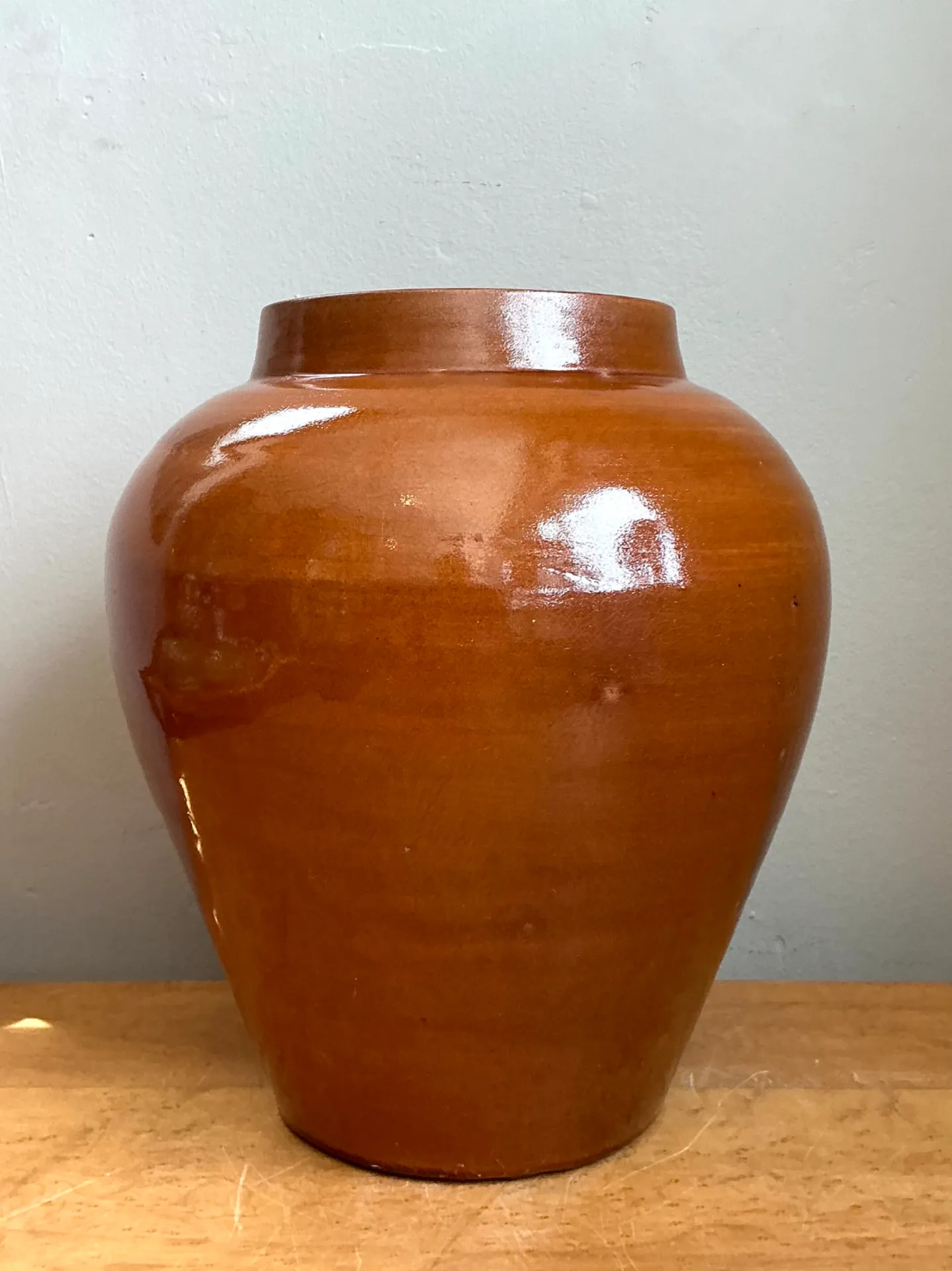 Vintage Moroccan Glazed Ceramic Vase — additional photo 4