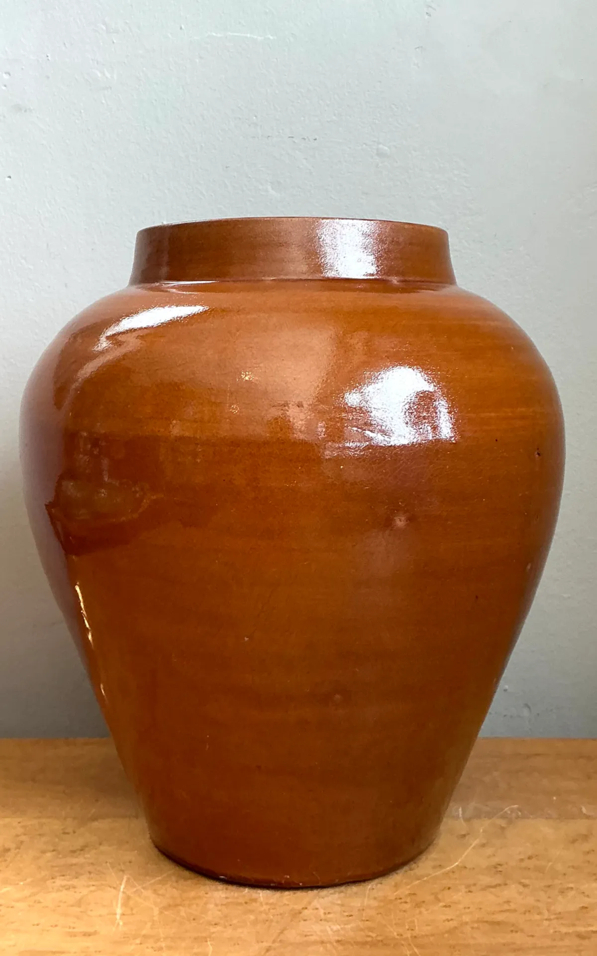 Vintage Moroccan Glazed Ceramic Vase — additional photo 4