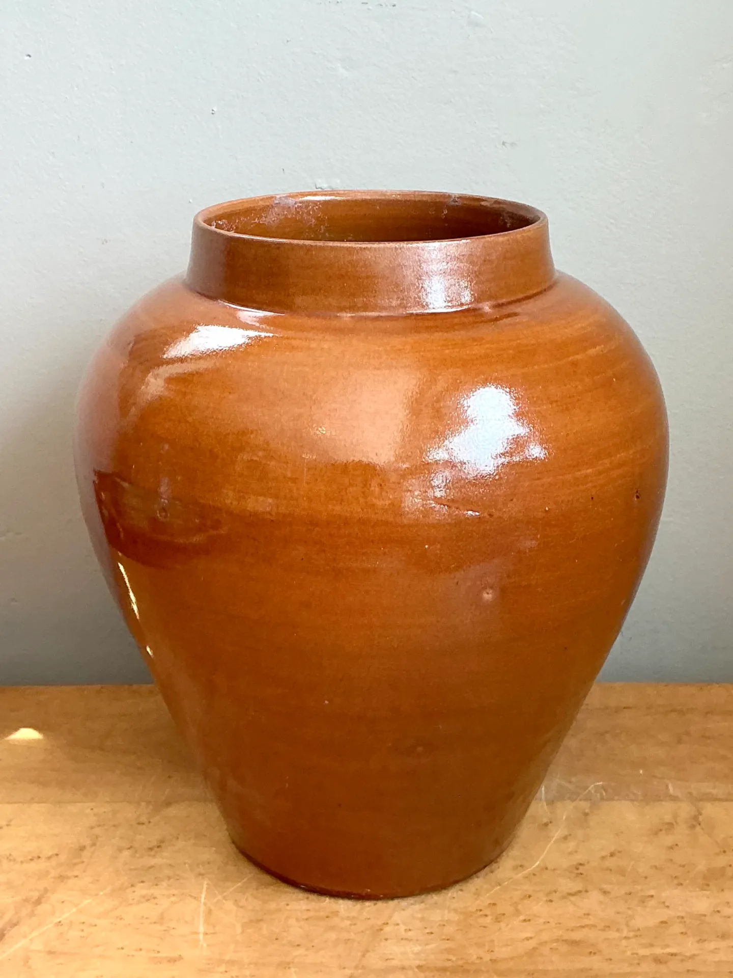 Vintage Moroccan Glazed Ceramic Vase — additional photo 1