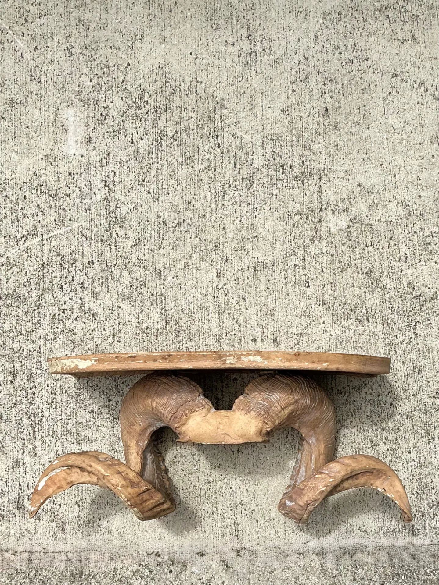 Vintage Faux Ram’s Horn Bracket — additional photo 1