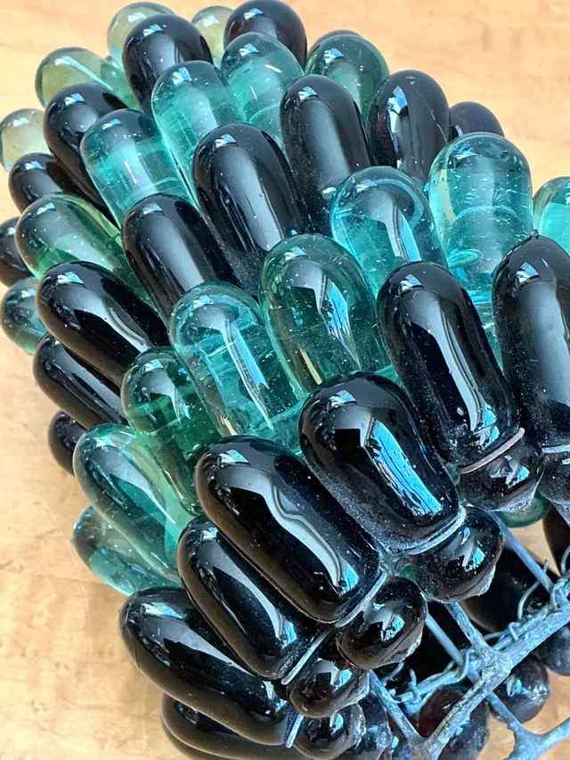 Vintage Italian Glass Pinecone Light Shade — additional photo 2