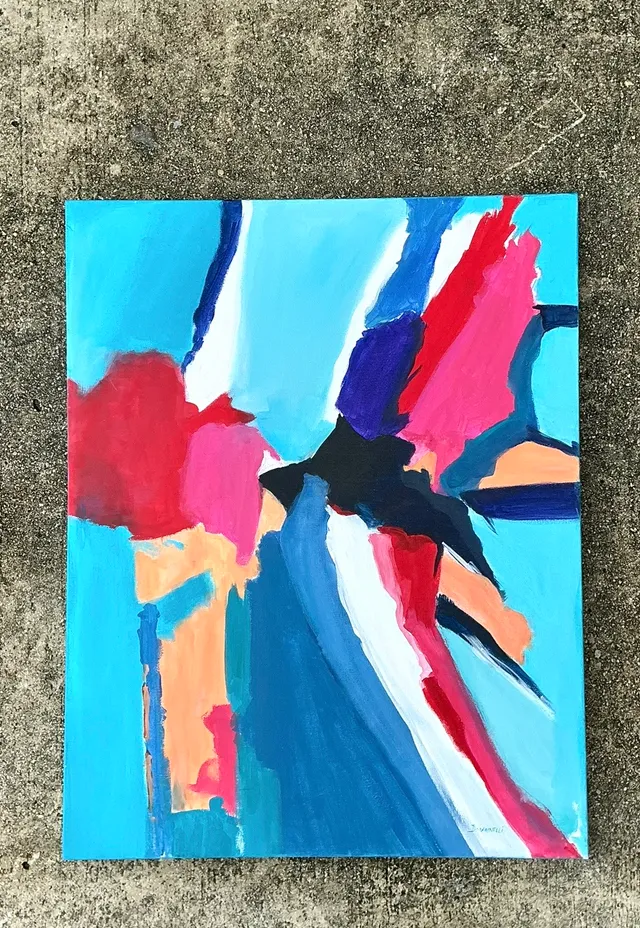 Abstract Expressionist Oil Painting on Canvas — additional photo 2