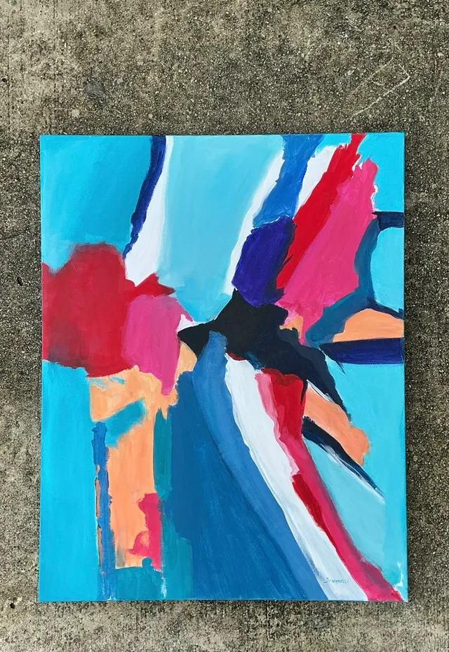 Abstract Expressionist Oil Painting on Canvas — additional photo 4