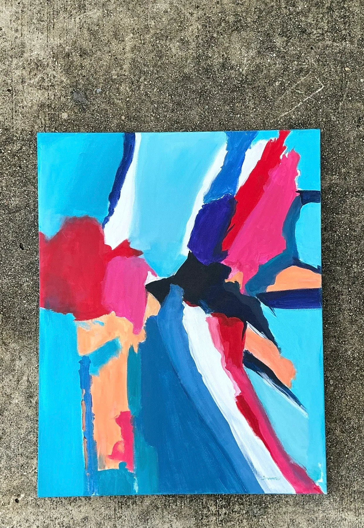 Abstract Expressionist Oil Painting on Canvas — additional photo 8
