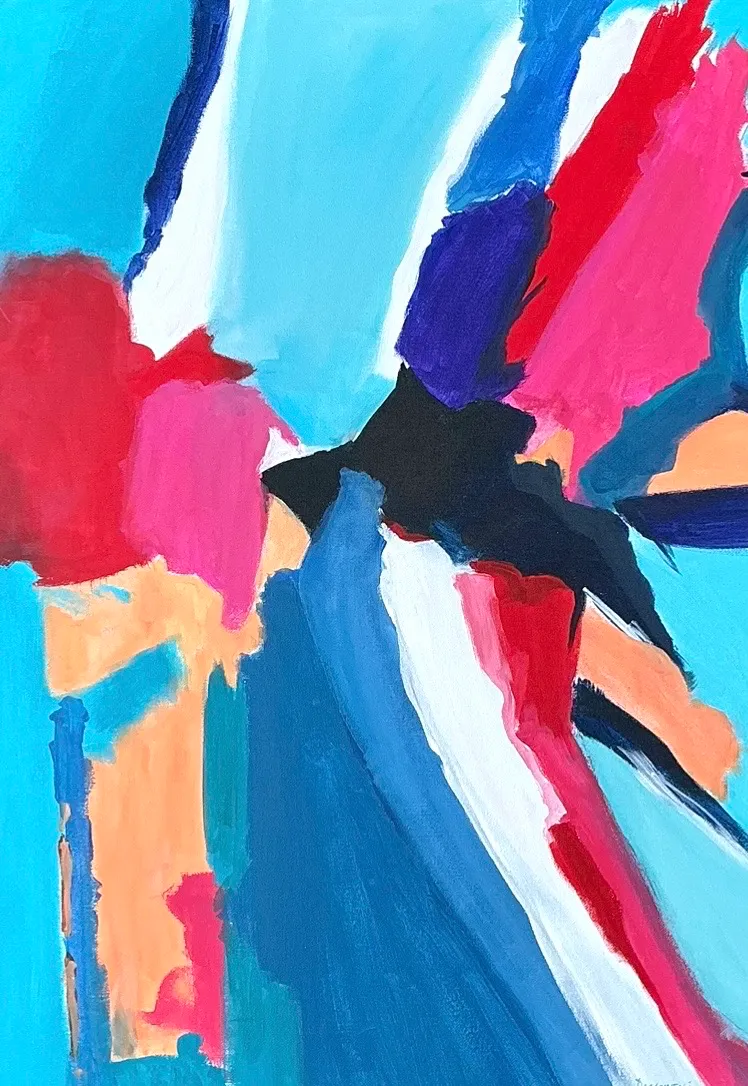 Abstract Expressionist Oil Painting on Canvas — additional photo 1