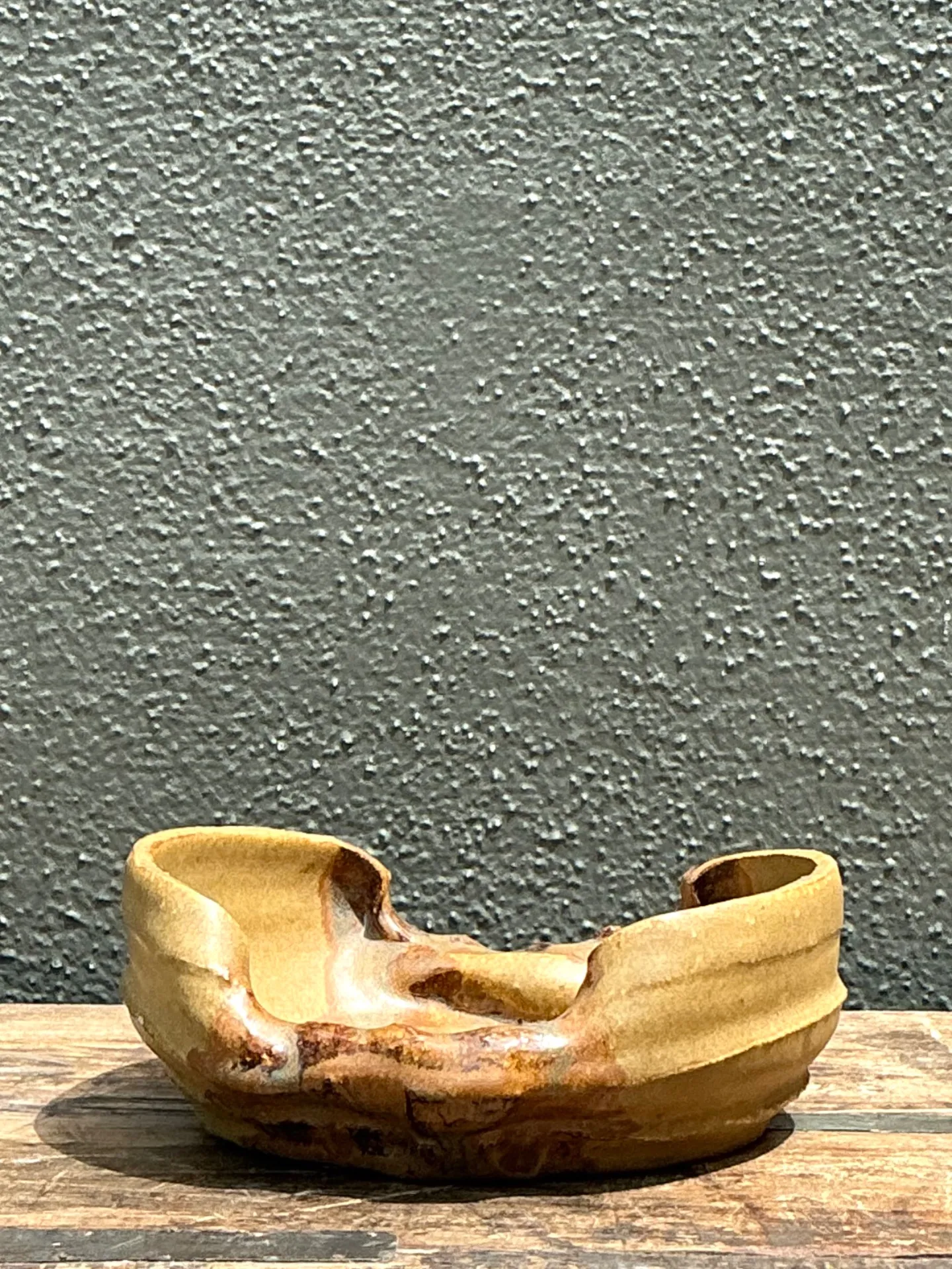 Vintage Abstract Form Ceramic Bowl — additional photo 2