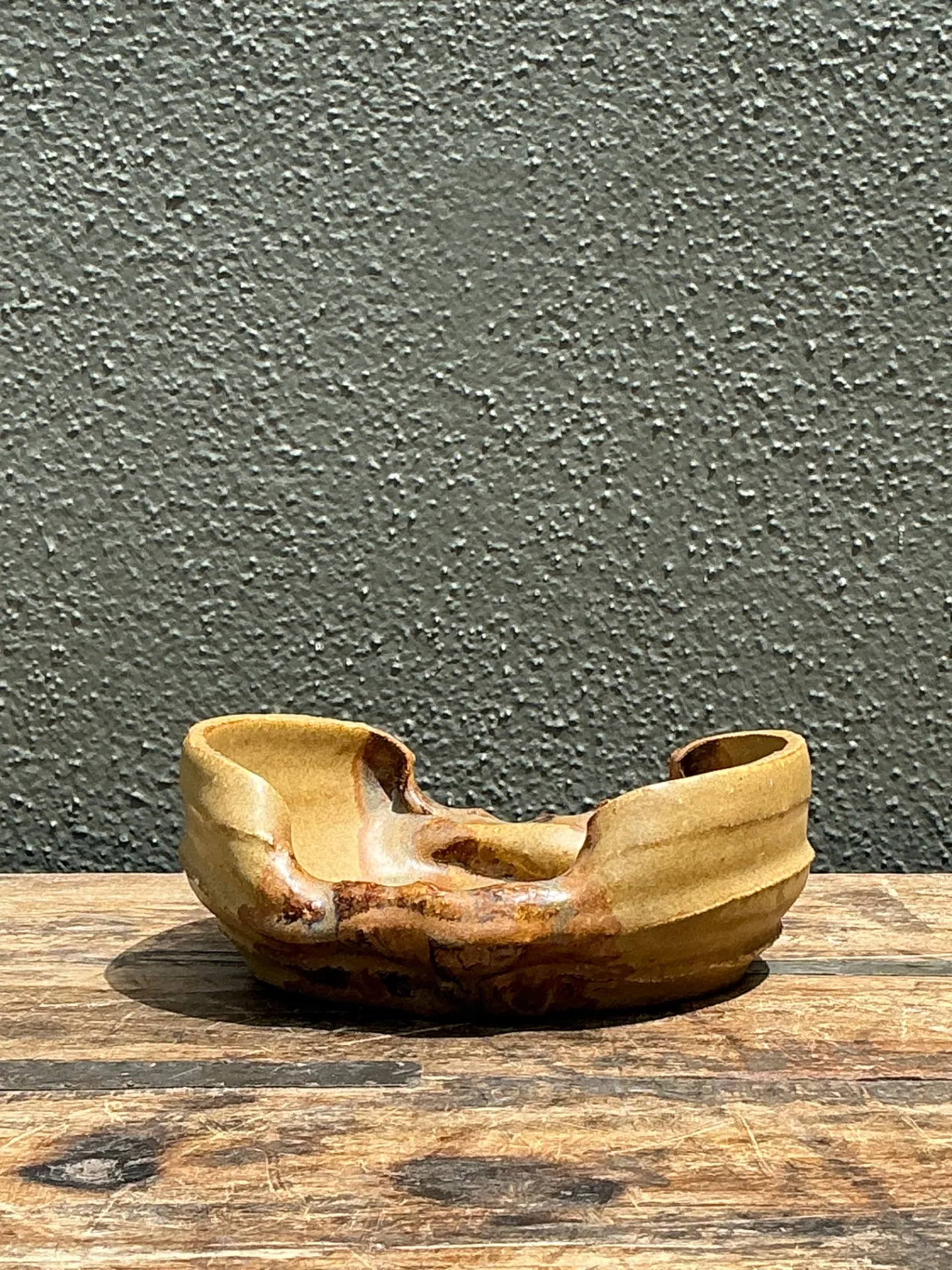 Vintage Abstract Form Ceramic Bowl — additional photo 1