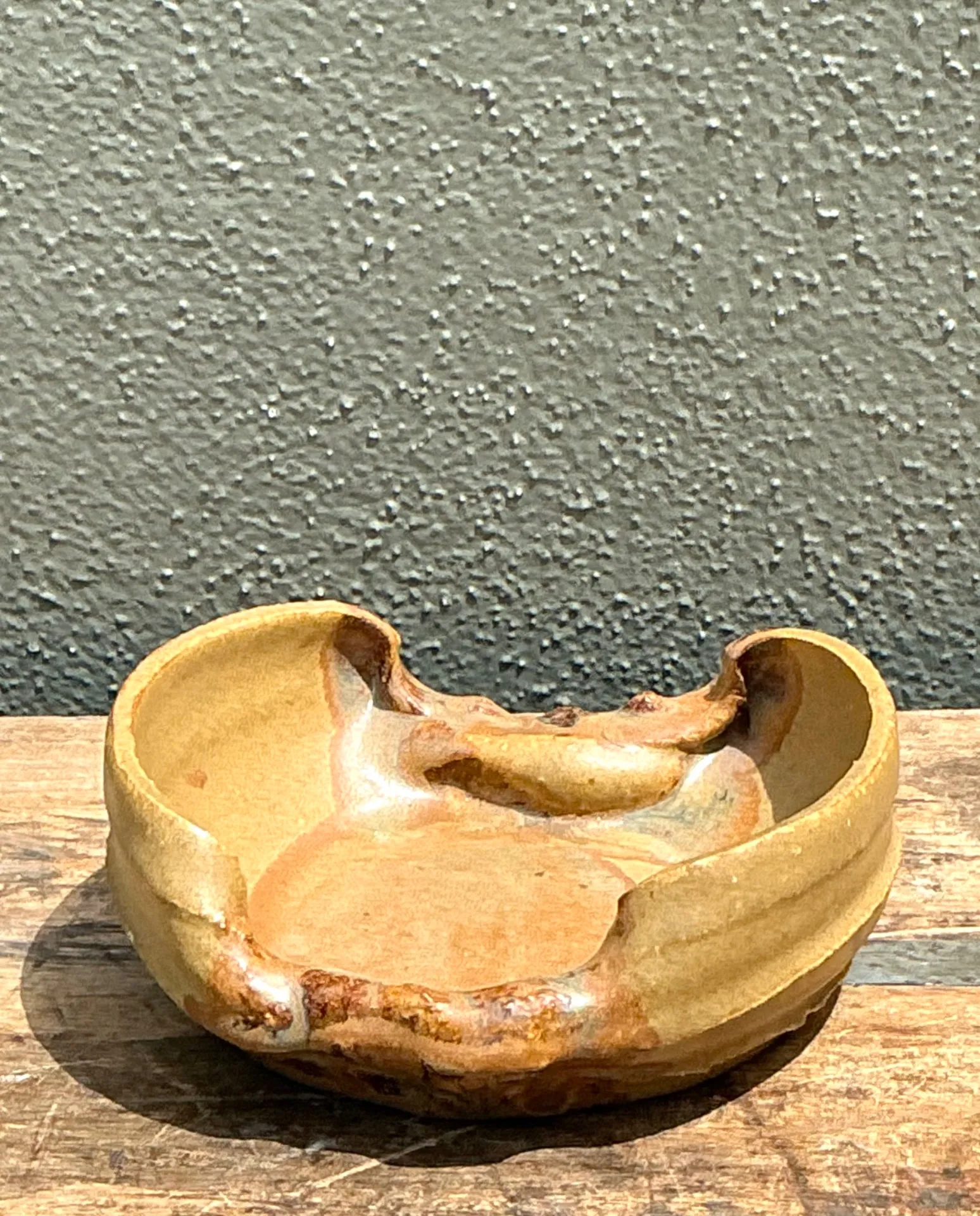 Vintage Abstract Form Ceramic Bowl — additional photo 7