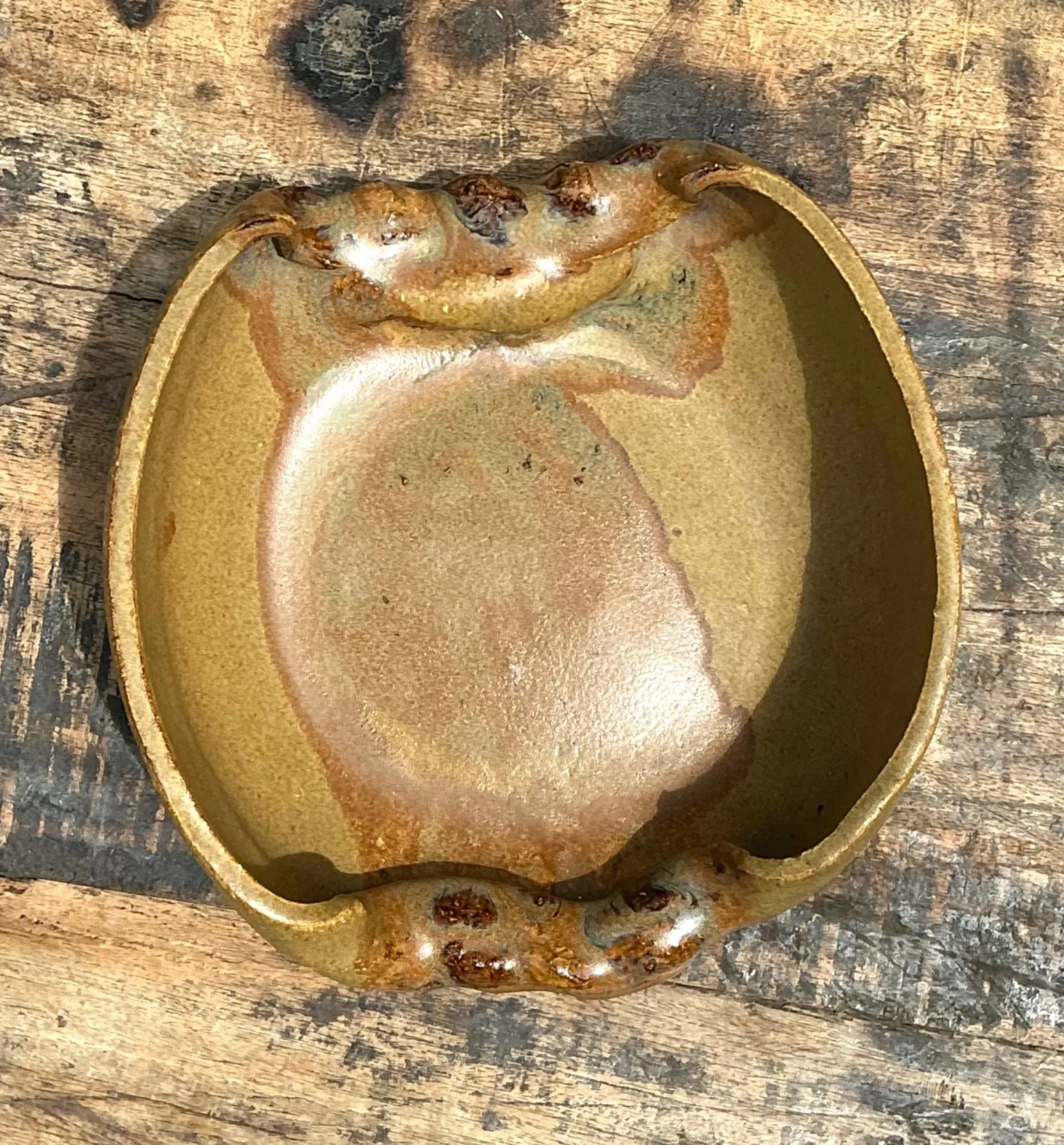 Vintage Abstract Form Ceramic Bowl — additional photo 4