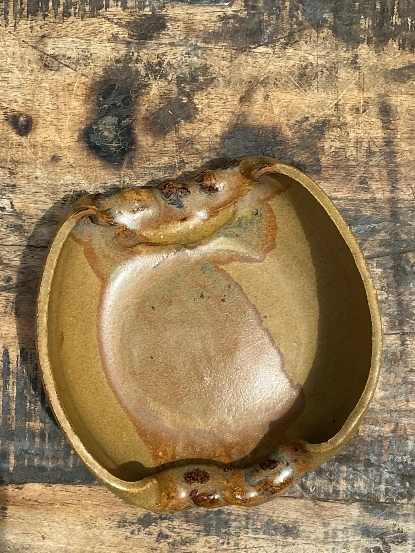 Vintage Abstract Form Ceramic Bowl — additional photo 6