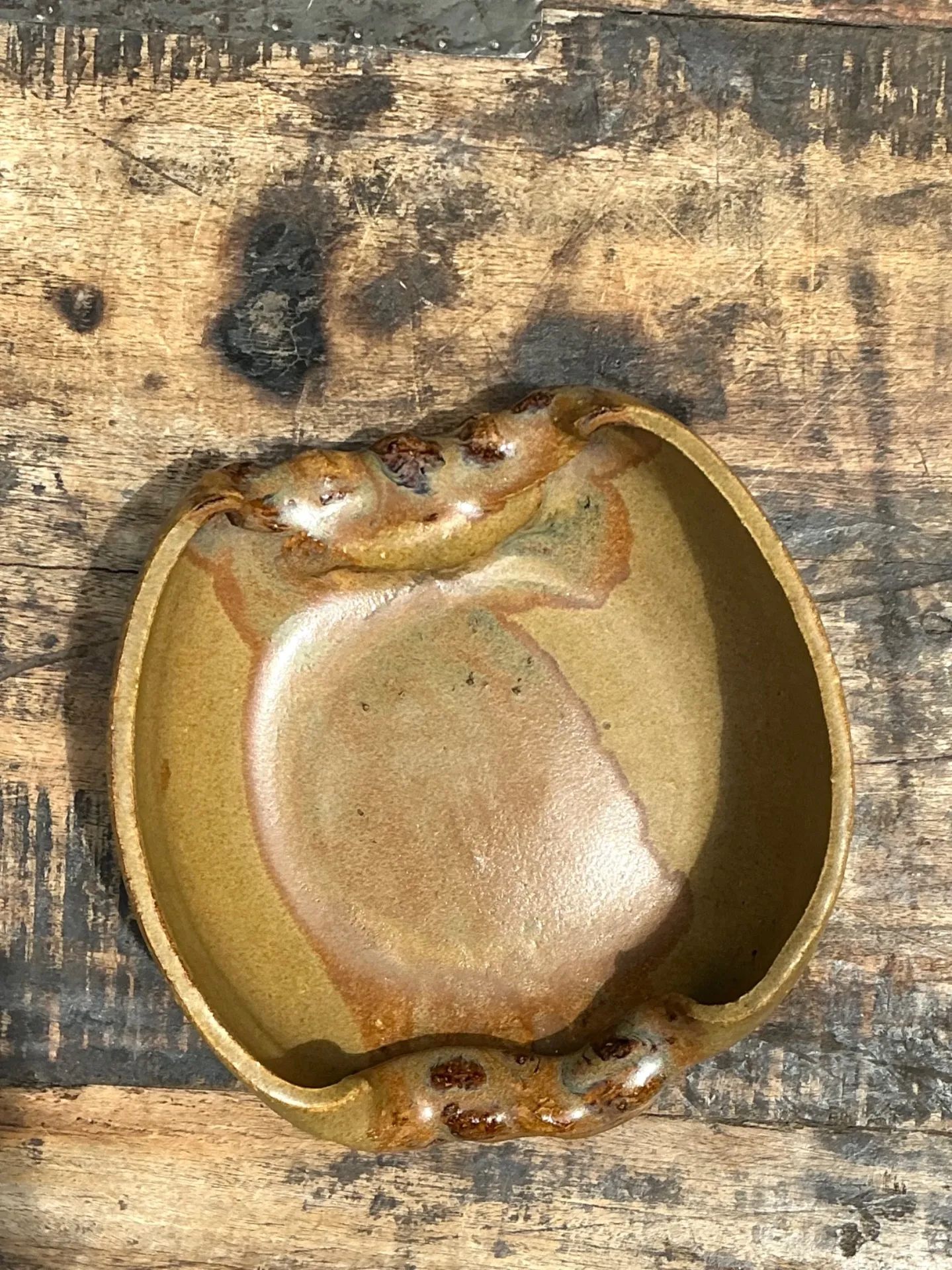 Vintage Abstract Form Ceramic Bowl — additional photo 8