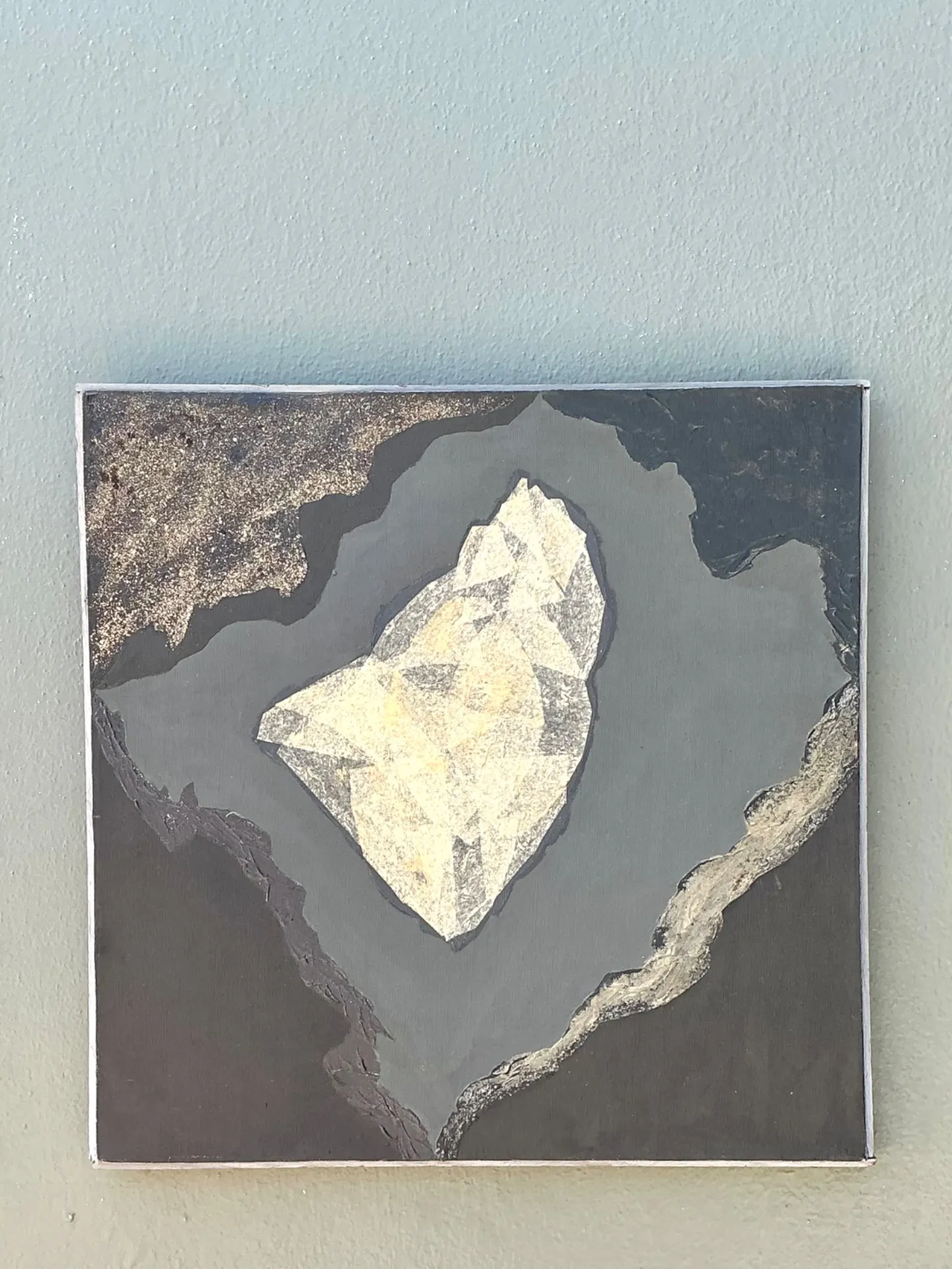 Vintage Geometric Abstract Oil Painting — additional photo 5