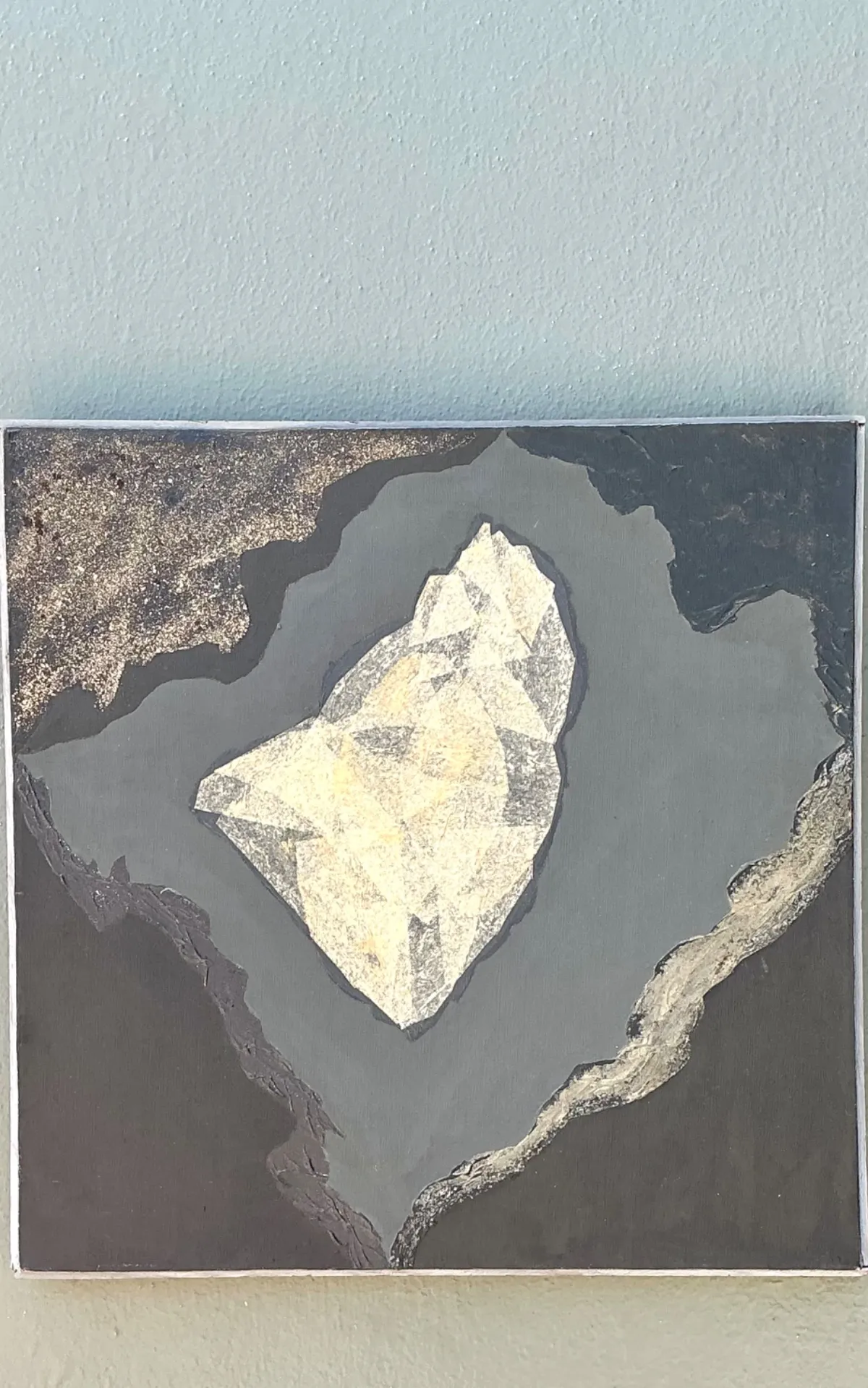 Vintage Geometric Abstract Oil Painting — additional photo 5