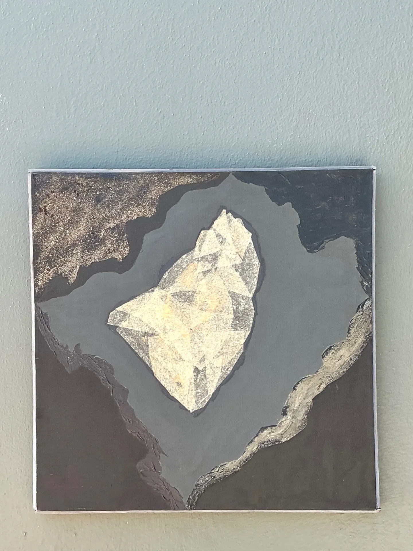 Vintage Geometric Abstract Oil Painting — additional photo 7