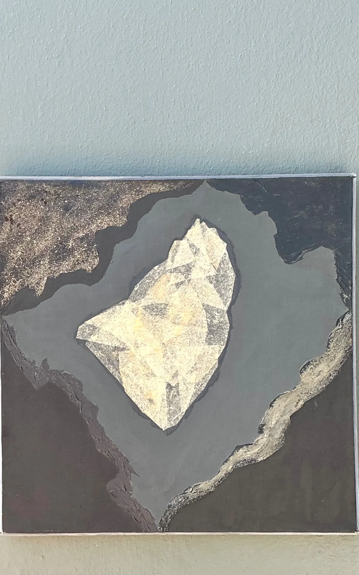 Vintage Geometric Abstract Oil Painting — additional photo 7