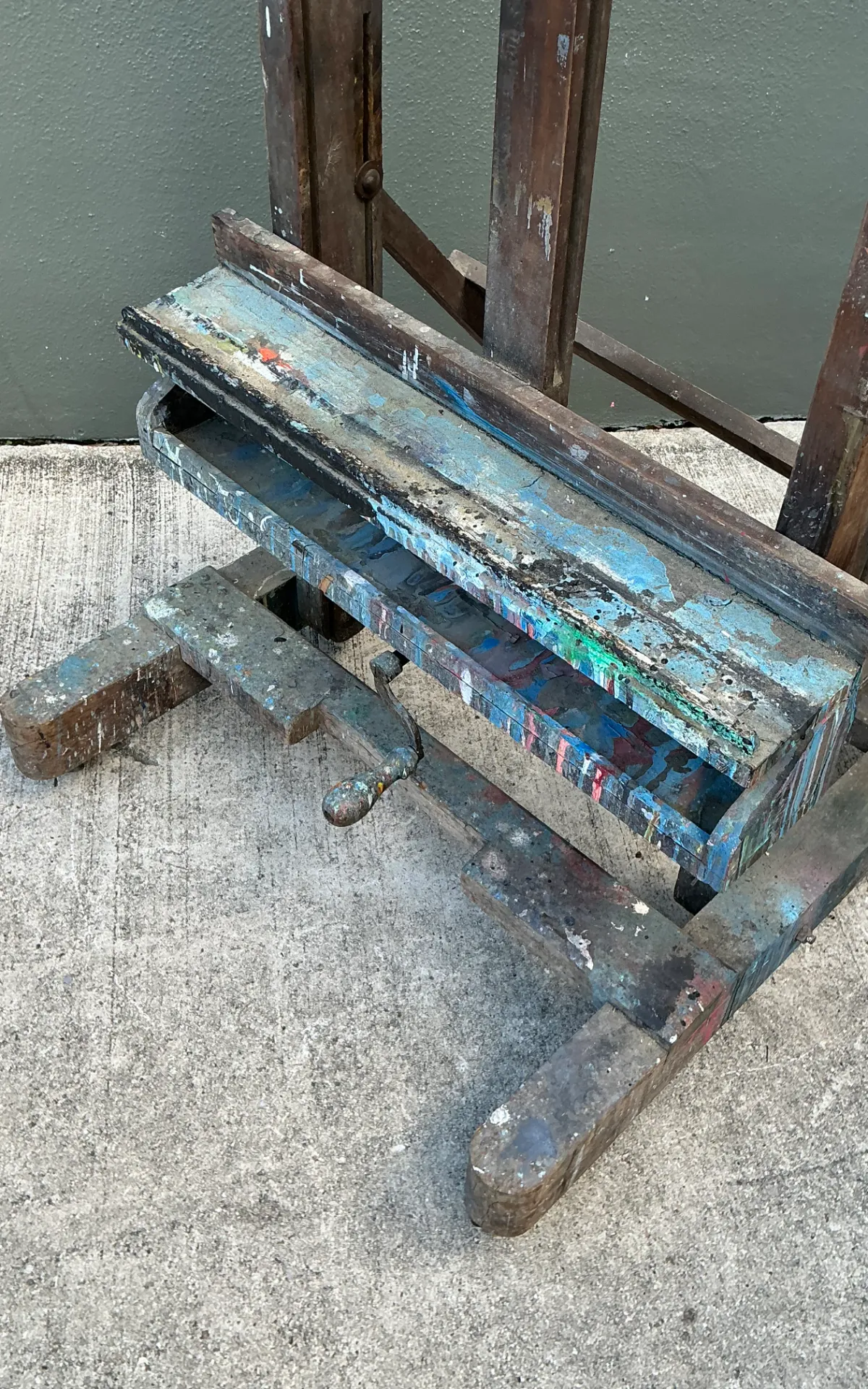 Vintage Rustic Wood Artist Easel — additional photo 4