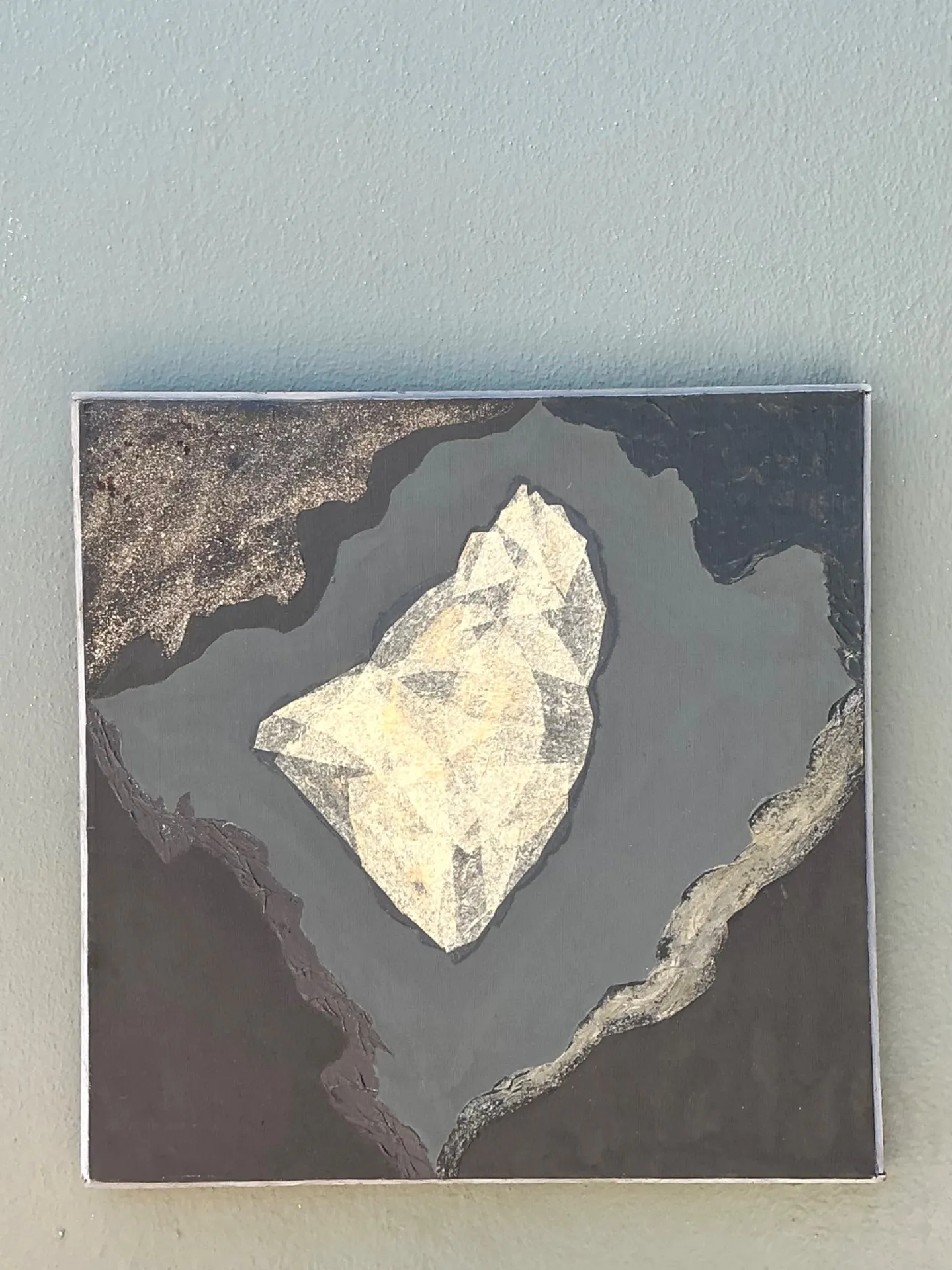 Vintage Geometric Abstract Oil Painting — additional photo 8