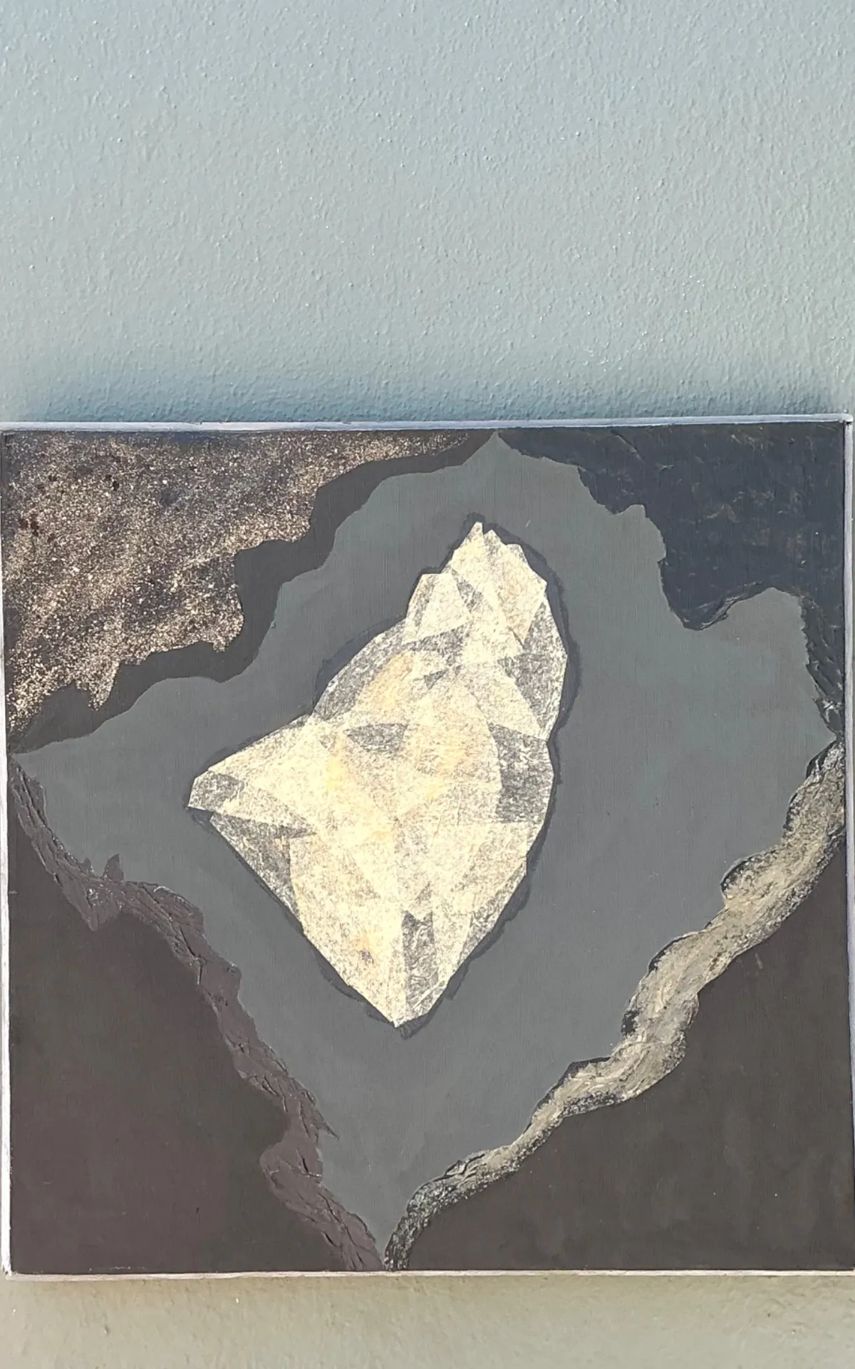 Vintage Geometric Abstract Oil Painting — additional photo 8